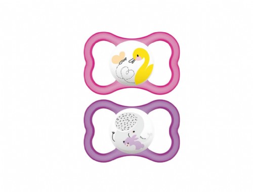 Chupete silicona -MAM AIR  Pack Doble +6 meses